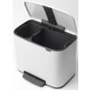 pedalovy odpadkovy kos bo brabantia bily 11 23 l 11