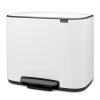 pedalovy odpadkovy kos bo brabantia bily 11 23 l 2