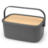 chlebnik s prkenkem brabantia sedy 3