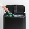 dotykovy odpadkovy kos bo touch bin hi brabantia cerny 2 x 30 l 14