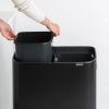 dotykovy odpadkovy kos bo touch bin hi brabantia cerny 2 x 30 l 10