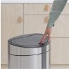 dotykovy odpadkovy kos otiskuvzdorny touch bin new brabantia matny ocelovy 10 23 l 12