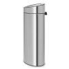 dotykovy odpadkovy kos otiskuvzdorny touch bin new brabantia matny ocelovy 10 23 l 2