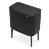 dotykovy odpadkovy kos bo touch bin brabantia matny cerny 36 l 2