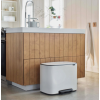 pedalovy odpadkovy kos bo brabantia bily 36 l 6