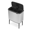 dotykovy odpadkovy kos bo touch bin brabantia matny ocelovy 3 x 11 l 6
