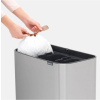 dotykovy odpadkovy kos bo touch bin brabantia matny ocelovy 3 x 11 l 8
