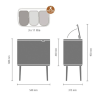 dotykovy odpadkovy kos bo touch bin brabantia matny ocelovy 3 x 11 l 10