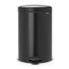 pedalovy odpadkovy kos newlcon brabantia matny cerny 20 l 1