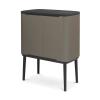 Dotykový odpadkový koš BO TOUCH BIN 11 + 23 l, platinová, Brabantia