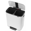 pedalovy odpadkovy kos bo brabantia bily 2 x 30 l 2