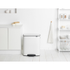 pedalovy odpadkovy kos bo brabantia bily 2 x 30 l 9