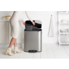 pedalovy odpadkovy kos bo brabantia matny ocelovy 2 x 30 l 7