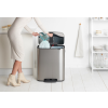 pedalovy odpadkovy kos bo brabantia matny ocelovy 2 x 30 l 8