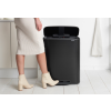 pedalovy odpadkovy kos bo brabantia cerny 2 x 30 l 10