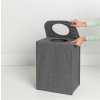 taska na pradlo obdelnik brabantia tmave sedy melir 55 l 4
