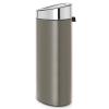 dotykovy odpadkovy kos touch bin new brabantia platinovy mat viko 40 l 2