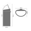 dotykovy odpadkovy kos touch bin new brabantia bily 40 l 5