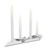 Set svícnů SQUARE CANDLE Höfats stříbrný 4 ks 11