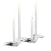 Set svícnů SQUARE CANDLE Höfats stříbrný 4 ks 12