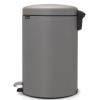 Pedálový odpadkový koš NEWICON Brabantia 20 l minerální šedý 2