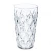 Plastová sklenice CRYSTAL L  450 ml, křišťálově čirá, Koziol