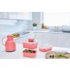 Dóza na potraviny MASTER SEAL COLOUR EDITION N1030910 , sada 4 ks, korálově červená, plast, Tefal