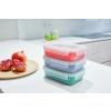 Dóza na potraviny MASTER SEAL COLOUR EDITION N1030810 , sada 4 ks, modrá, plast, Tefal