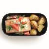 Obědový box LUNCHBOX TO GO 1 l, tyrkysová / černá, Lékué