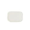 Talíř na sushi a sashimi SHELL WHITE SLAB 16 x 11 cm, MIJ