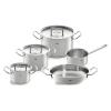 Sada hrnců ORIGINAL-PROFI COLLECTION, s rendlíkem a servírovací pánví, sada 5 ks, nerez, Fissler