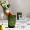 Sklenice na vodu HAMMERSHOI 370 ml, sada 4 ks, zelená, Kähler