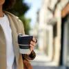 Cestovní termohrnek MUG TO GO 350 ml, šedá, Lékué