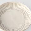 Jídelní talíř RIDGED ALABASTER 20,5 cm, s vysokým okrajem, MIJ