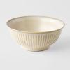 Udon mísa RIDGED ALABASTER 18 cm, MIJ
