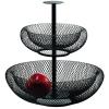 Etažér MESH 30 cm, černá, Philippi