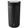 Termohrnek TO GO CLICK 400 ml, lesklá černá, Stelton