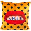 Dekorační polštář TOILETPAPER SHIT 50 x 50 cm, oranžová, Seletti