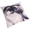 Dekorační polštář TOILETPAPER EYE & MOUTH 50 x 50 cm, šedá, Seletti
