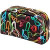 Kosmetická taštička TOILETPAPER SNAKES 23 x 13 cm, černá, Seletti