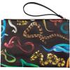 Taštička TOILETPAPER SNAKES 28 x 20 cm, s poutkem, černá, Seletti