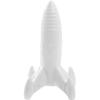 Dekorační figurka MEMORABILIA MY SPACESHIP 27 cm, bílá, porcelán, Seletti