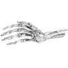 Dekorační figurka WUNDERKAMMER SKELETON HAND 24 cm, stříbrná, hliník, Seletti