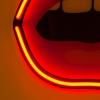 Nástěnné dekorační světlo JOB-BLOW MOUTH 47 cm, LED, Seletti