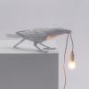Stolní lampa BIRD PLAYING 33 cm, bílá, Seletti
