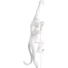 Nástěnné dekorační světlo  MONKEY HANGING LEFT HAND 76,5 cm, bílá, Seletti
