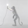 Stolní lampa MONKEY STANDING 54 cm, bílá, Seletti