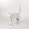 Stolní lampa JOBBY THE CAT 52 cm, LED, bílá, Seletti