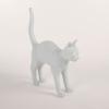 Stolní lampa JOBBY THE CAT 52 cm, LED, bílá, Seletti