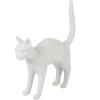 Stolní lampa JOBBY THE CAT 52 cm, LED, bílá, Seletti